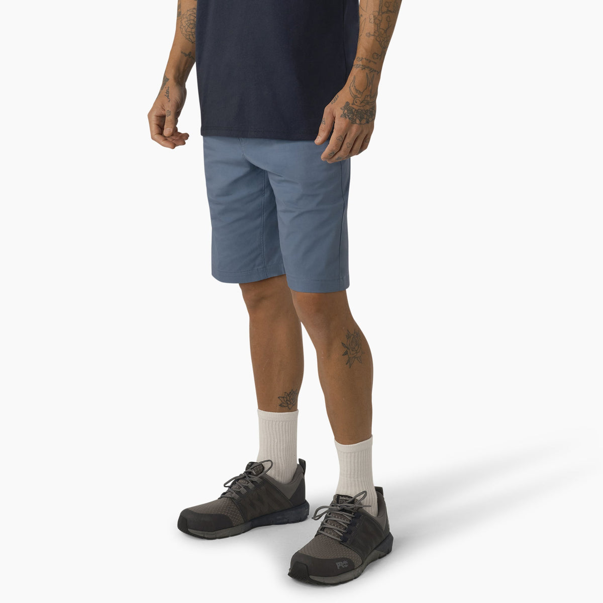 Dickies FLEX Cooling Regular Fit Utility Shorts, 11" - Steel Blue (SU)