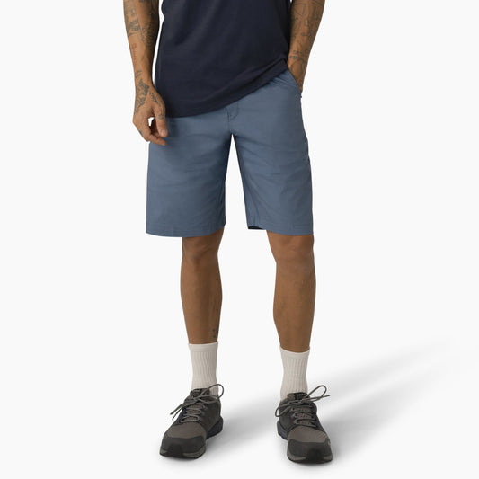 Dickies FLEX Cooling Regular Fit Utility Shorts, 11" - Steel Blue (SU)