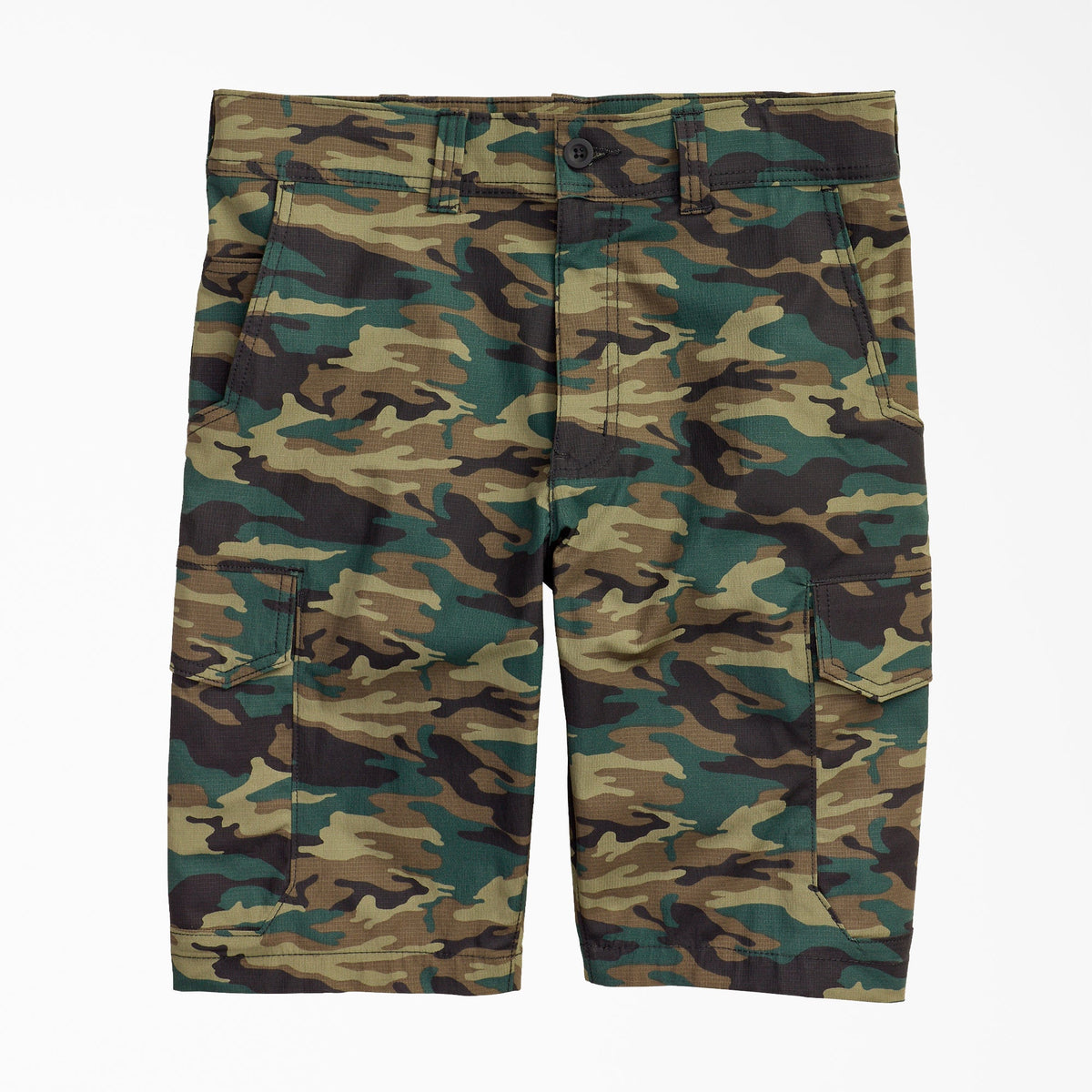 Dickies FLEX Cooling Regular Fit Cargo Shorts, 11" - Hunter Green Camo (H2C)