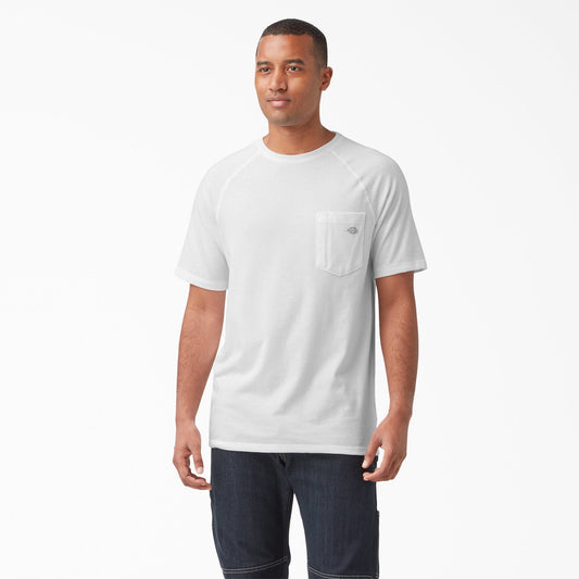 Dickies Cooling Short Sleeve Pocket T-Shirt - White (WH)