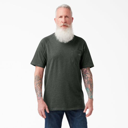 Dickies Cooling Short Sleeve Pocket T-Shirt - Hunter Green Heather (HNH)
