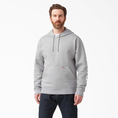 Dickies Water Repellent Sleeve Logo Hoodie - Heather Gray (HG)