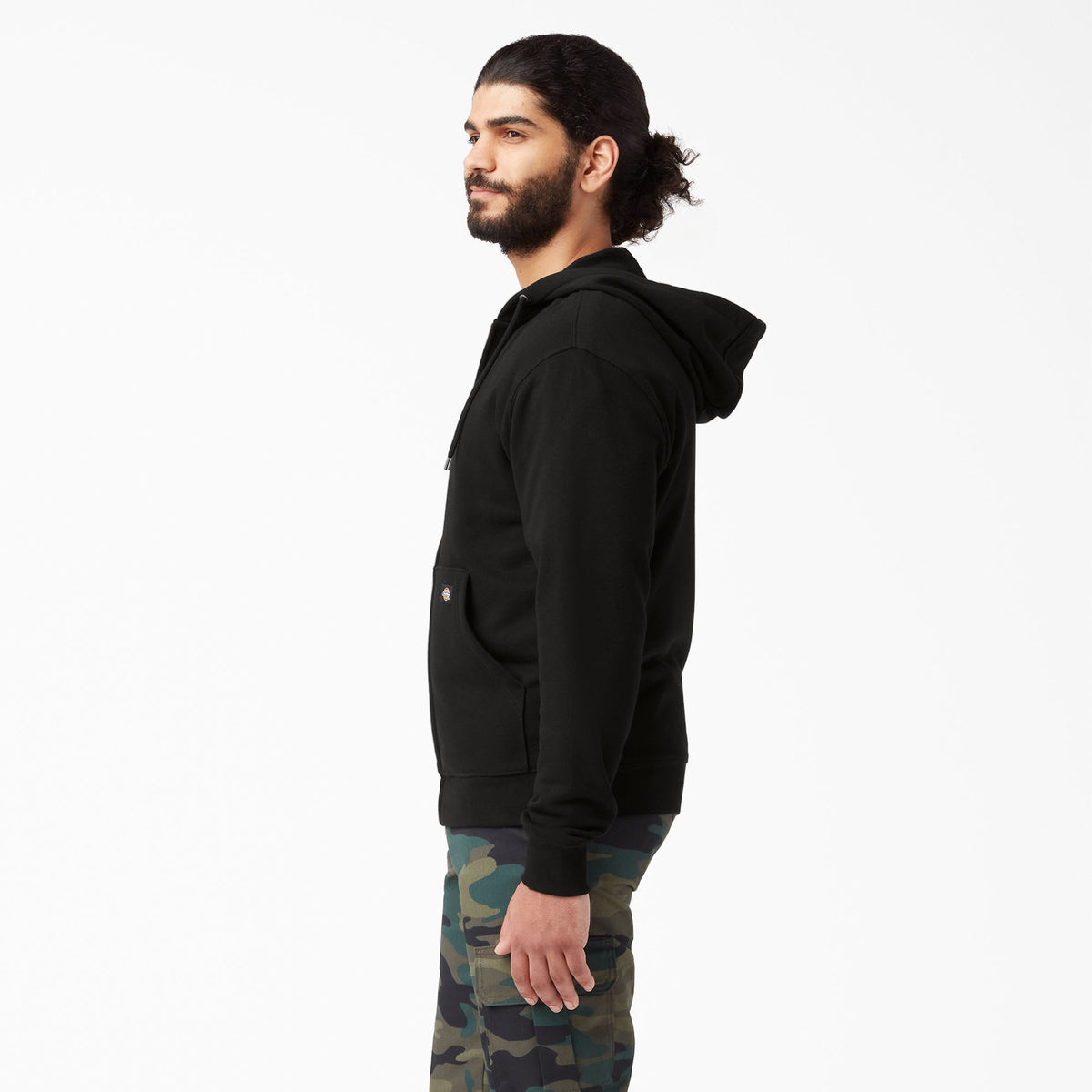 Dickies Midweight Fleece Zip Hoodie - Black (BK)