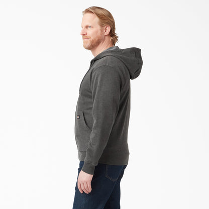 Dickies Midweight Fleece Zip Hoodie - Dark Heather Gray (IYD)