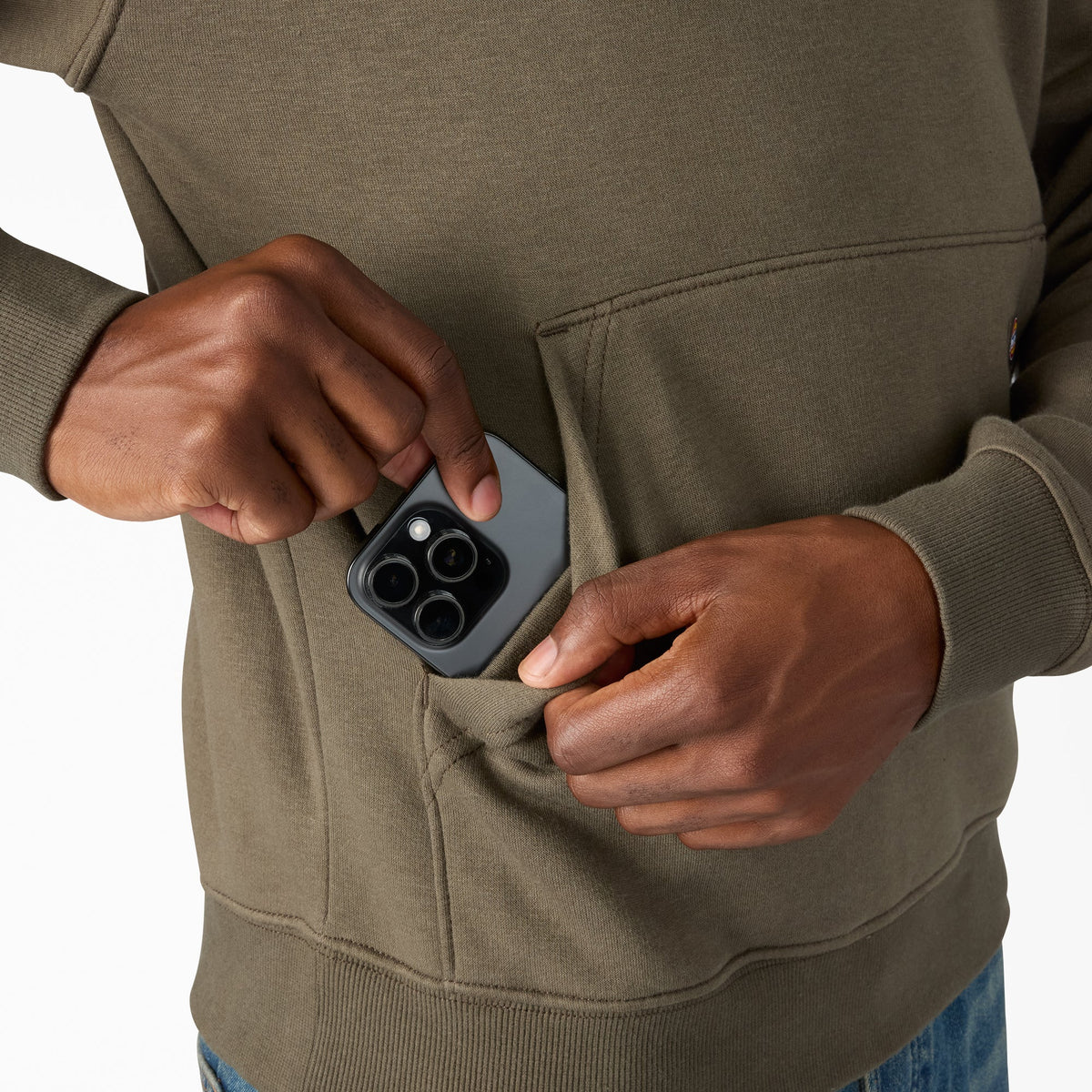 Dickies Midweight Fleece Hoodie - Moss Green (0MS)