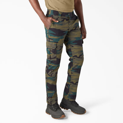 Dickies FLEX Slim Fit Cargo Pants - Hunter Green Camo (HRC)