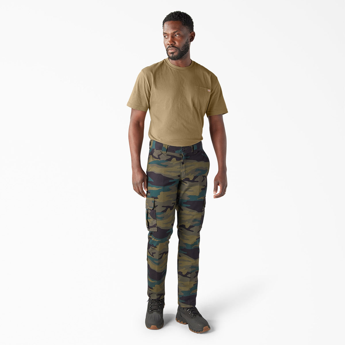 Dickies FLEX Slim Fit Cargo Pants - Hunter Green Camo (HRC)