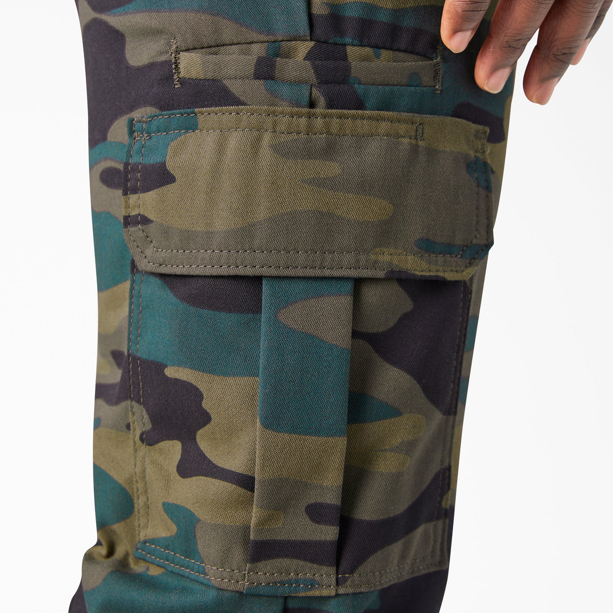 Dickies FLEX Slim Fit Cargo Pants - Hunter Green Camo (HRC)