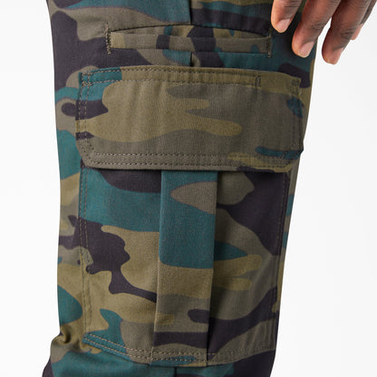 Dickies FLEX Slim Fit Cargo Pants - Hunter Green Camo (HRC)