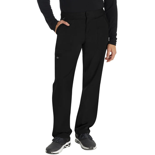 Dickies Men's Balance Mid Rise Straight Leg Scrub Pant - Black (BLK)