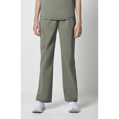 Dickies Women's Forge Straight Leg Scrub Cargo - LIGHT GRAY (LA)