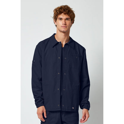 Dickies Men's Forge Snap Front Scrub Jacket - NAVY (0NV)