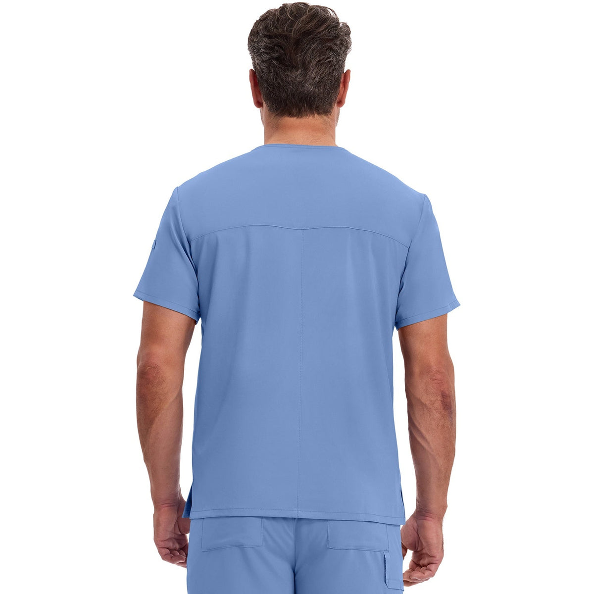 Dickies Men's EDS Essentials Tuckable V-Neck Scrub Top - Ceil Blue (CBL)