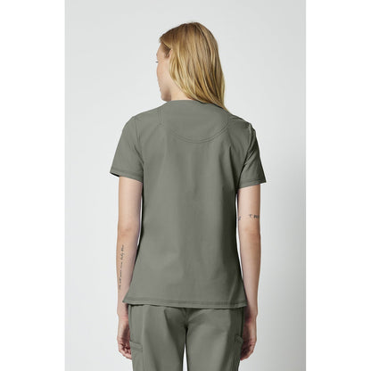 Dickies Women's Forge V-Neck Scrub Top - LIGHT GRAY (LA)