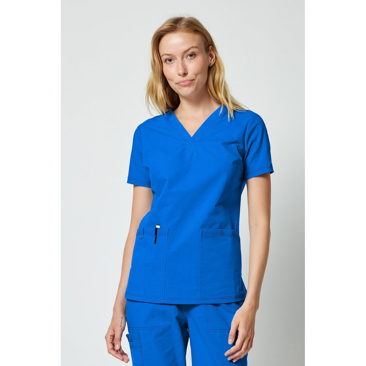 Dickies Women's Forge V-Neck Scrub Top - ROYAL (RYLZ)
