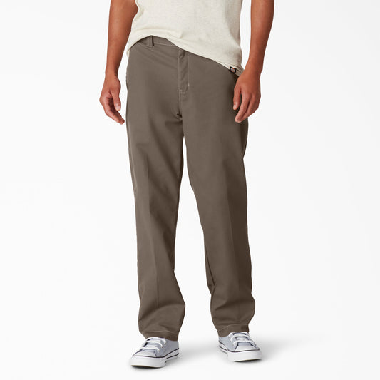Dickies Dickies Skateboarding Slim Fit Pants - Mushroom Contrast Topstitch (TSM)