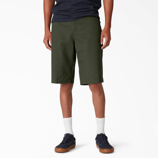 Dickies Dickies Skateboarding FLEX Slim Fit Shorts, 11" - Olive Green (OG)