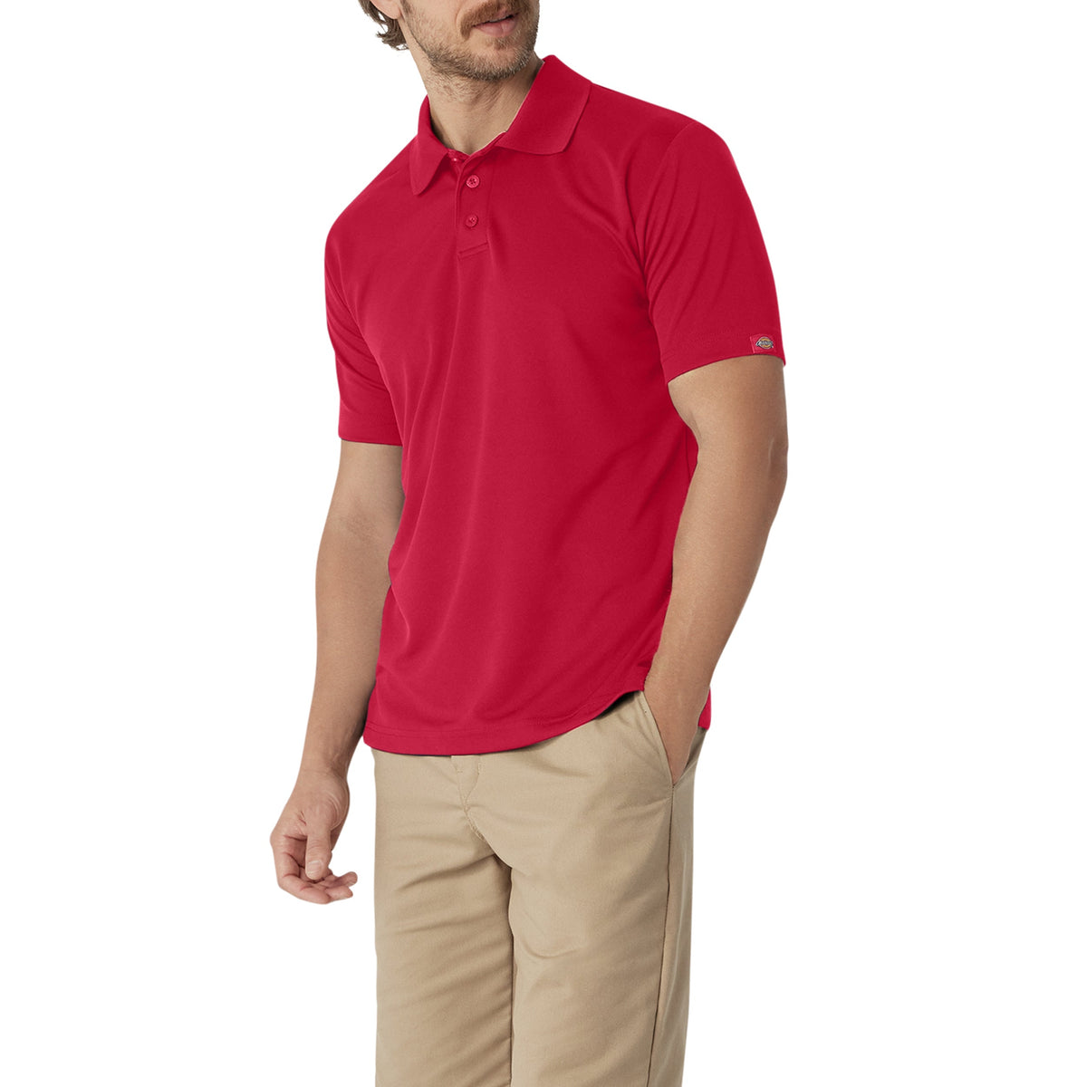 Dickies Short Sleeve Performance Polo Shirt - Apple Red (LR)