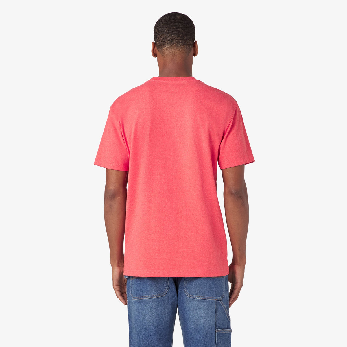 Dickies Heavyweight Heathered Short Sleeve Pocket T-Shirt - Coral Reef Heather (FCH)
