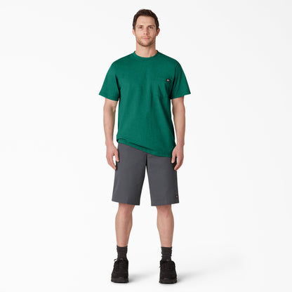 Dickies Heavyweight Heathered Short Sleeve Pocket T-Shirt - Green Heather (GSH)