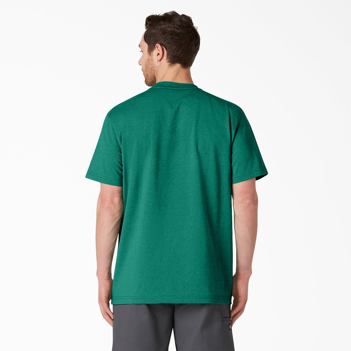 Dickies Heavyweight Heathered Short Sleeve Pocket T-Shirt - Green Heather (GSH)