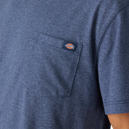 Dickies Heavyweight Heathered Short Sleeve Pocket T-Shirt - Ink Navy Heather (IKH)