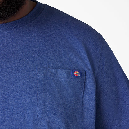 Dickies Heavyweight Heathered Short Sleeve Pocket T-Shirt - Limoges Blue Heather (OIH)