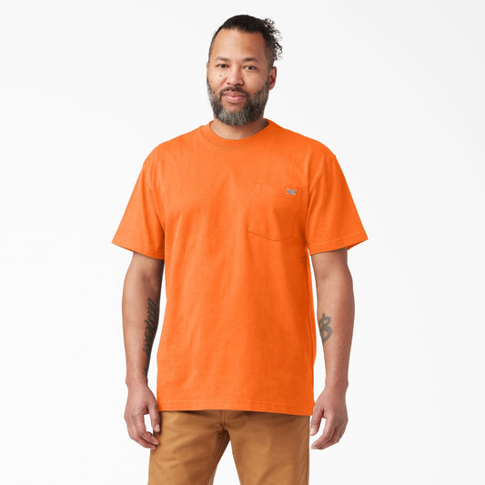 Dickies Heavyweight Neon Short Sleeve Pocket T-Shirt - Bright Orange (BOD)