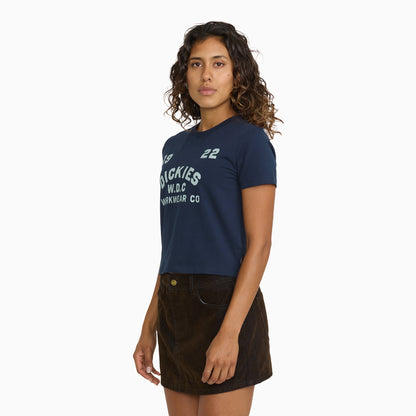 Dickies Juniors Longline Baby Tee - Navy Blazer (NBL)