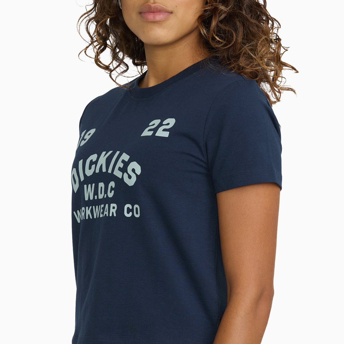 Dickies Juniors Longline Baby Tee - Navy Blazer (NBL)