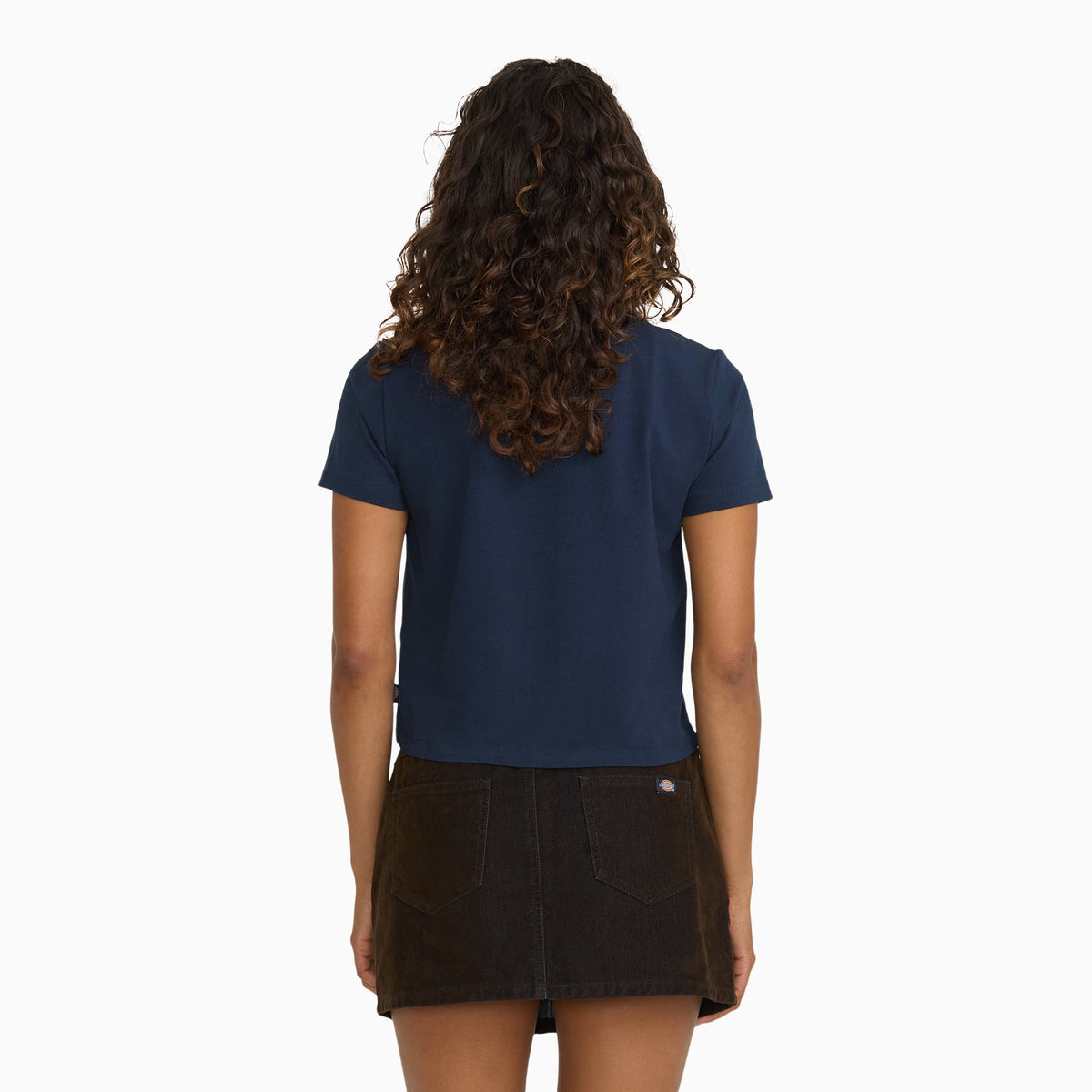 Dickies Juniors Longline Baby Tee - Navy Blazer (NBL)