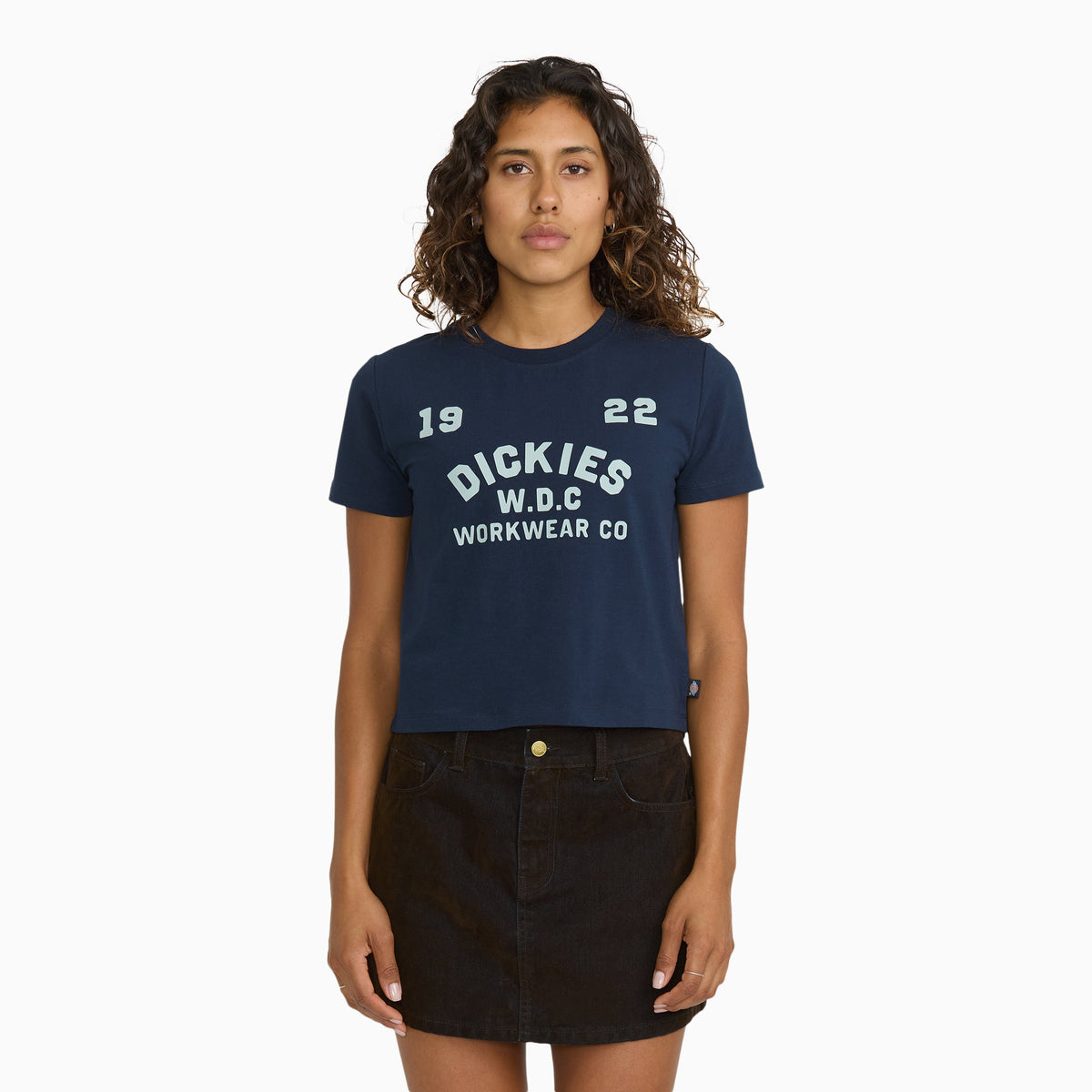 Dickies Juniors Longline Baby Tee - Navy Blazer (NBL)