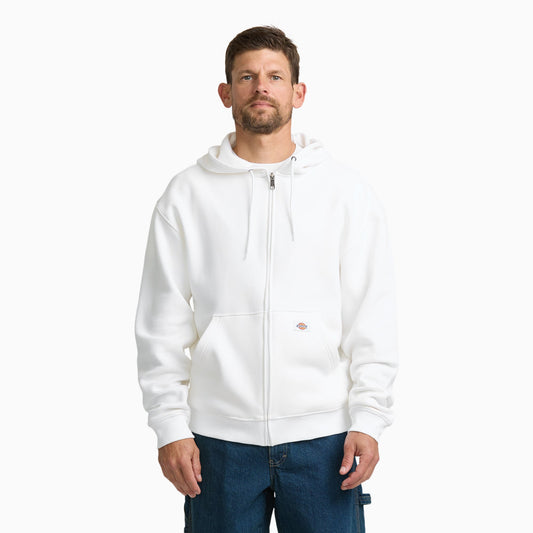 Dickies Midweight Fleece Zip Hoodie - White (0WH)
