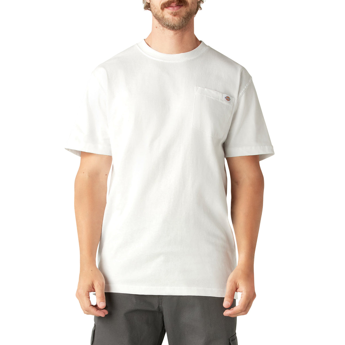 Dickies Heavyweight Short Sleeve Pocket T-Shirt - White (WH)