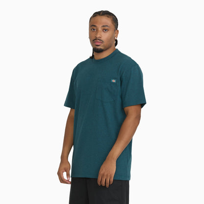 Dickies Heavyweight Heathered Short Sleeve Pocket T-Shirt - Mediterranean Heather (M03)