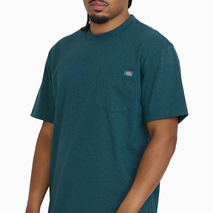 Dickies Heavyweight Heathered Short Sleeve Pocket T-Shirt - Mediterranean Heather (M03)