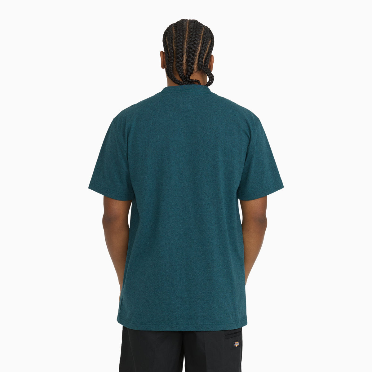 Dickies Heavyweight Heathered Short Sleeve Pocket T-Shirt - Mediterranean Heather (M03)