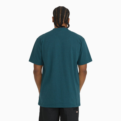 Dickies Heavyweight Heathered Short Sleeve Pocket T-Shirt - Mediterranean Heather (M03)