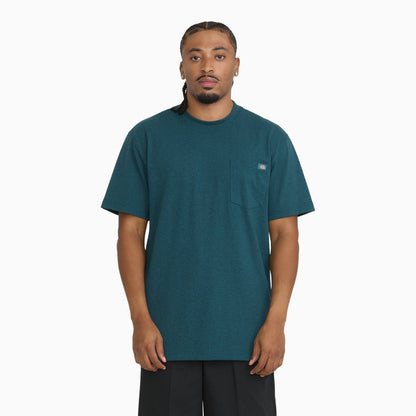 Dickies Heavyweight Heathered Short Sleeve Pocket T-Shirt - Mediterranean Heather (M03)